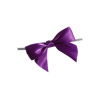 Large PURPLE Bow on Twistie (Qty 25)